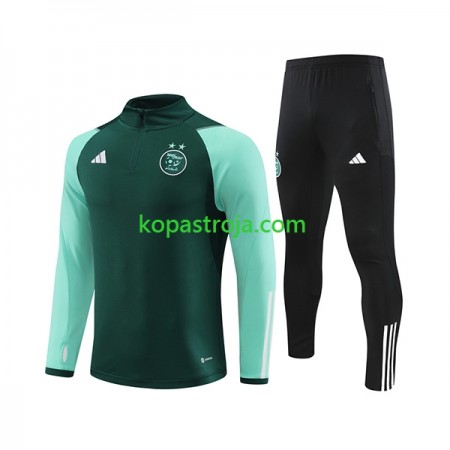 Algeriet Barn Tränings Sweatshirtställ Grön 2023/24